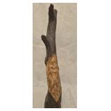 hand carved wood spirit sculpture
