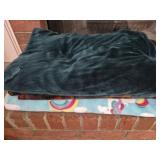 3 small blankets