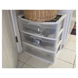 Plastic Container of Misc Place Mats