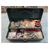 Vintage tackle box with tackle