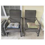 Pair of outdoor chairs