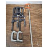 Estate lot of clamps