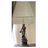 Beautiful Victorian Brass Base Lamp
