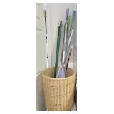 Basket with Misc Mops