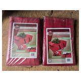Lot of 2 heavy duty tree bags