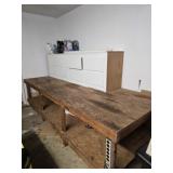 Huge garage table , cabinet and more