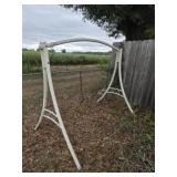 Metal swing frame