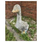 Solid concrete goose