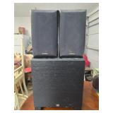 Infinity speakers and mtx subwoofer