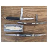 Lot of 4 pocket knives - old timer buck and more