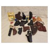 Estate lot of gun accessories & more