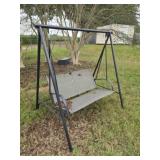 Metal frame swing