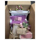 Knitted doll house