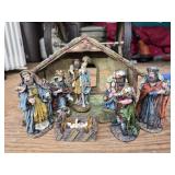 8pc nativity scene