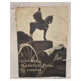 Vtg Civil War Battlefield Parks of Virginia