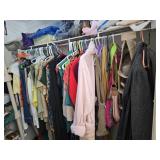 HUGE Closet Lot Men & Women Clothing Linens Etc