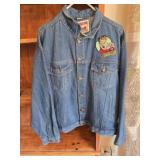 Vintage Betty Boop Biker Blue Jean Jacket