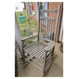 Vintage wood rocking chair