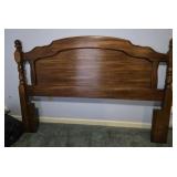 Brown Faux Wood Headboard