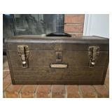 Craftsman metal tool box w tools