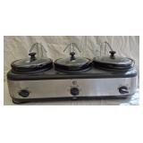 Triple Slow Cooker and Buffet Server