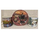vintage Jacobsens Bakery tin & more