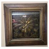 Square decorative wall clock