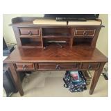 Gorgeous dark wood computer desk