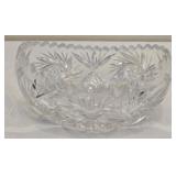 Cut Crystal Glass Decorative Dish