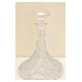 Beautiful Crystal Whiskey Decanter with Lid