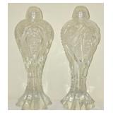 Pair of Cut Crystal Salt & Pepper Shakers
