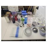Estate lot of glassware and cups