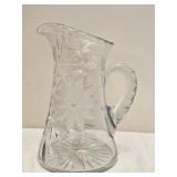 Cut Crystal Star of David Pitcher