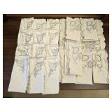Estate lot of napkins