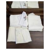 Estate lot of tablecloths and more
