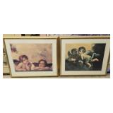 Pair of angel prints