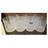 Set of 8 Gorham crystal glasses