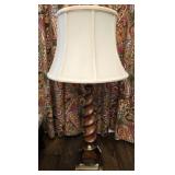 Faux wood like lamp