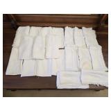 Estate lot of white napkin linens