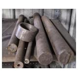 Round solid steel cylinders