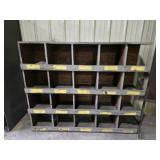 Wood cubby