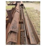 Estate lot of solid steel angle irons