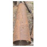 Steel culvert approx 5