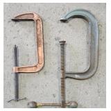 Lot of 2 C Clamps