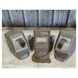 Lot of 3 Vintage Jackson Safety Welding Helmets