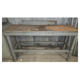 Extremely heavy solid steel table