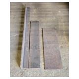Lot of 3 Pieces of Solid Steel
