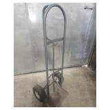Rubber wheel hand truck