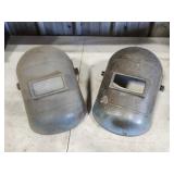 Lot of 2 Vintage Welding Helmets