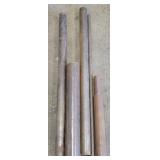 Lot of 5 Solid Steel Cylinder Rods